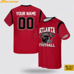 Atlanta Falcons Nfl 3D All Over Printed T Shirts Custom Name And Number Shirts Best Gift For Fans