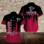 Atlanta Falcons Nfl Hawaiian Summer Shirt, Atlanta Falcons Summer Shirt, Atlanta Falcons Nfl Fan Hawaiian Shirt Short