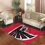 Atlanta Falcons Rise Up Living Room Carpet Rugs Area Rug For Living Room Bedroom Rug Home Decor