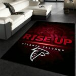 Atlanta Falcons Rug All Over Print Logo Custom Area Rug Carpet Full Sizes Home Living Rug Carpet Decor