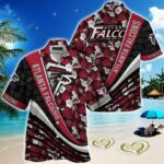 Atlanta Falcons -Summer Hawaii Shirt With Tropical Flower Pattern For