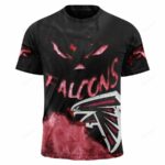 Atlanta Falcons T-Shirt 3D Devil Eyes Gift For Fans