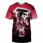 Atlanta Falcons T Shirt 3D Halloween Horror Night T Shirt 6526