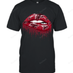 Biting Glossy Lips Atlanta Falcons Football 2D T-shirt