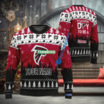 Custom Name It A Good Day To Be A Atlanta Falcons Ugly Christmas Sweater – Teeclover