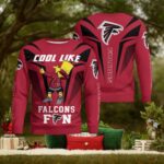 Cute Cool Like Atlanta Falcons Fan Bart Simpson Dab Ugly Christmas Sweater – Teeclover