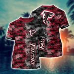 Men’S Atlanta Falcons T-Shirt Palm Trees Graphic 5044