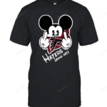 Mickey Team Atlanta Falcons Haters Gonna Hate 2D T-shirt For Fan