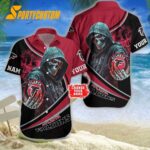 NFL Atlanta Falcons Special Halloween Skull Personalized Hawaiian Shirt