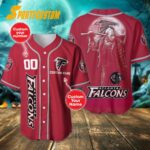 NFL Atlanta Falcons Special Horror Movie Characters Halloween Baseball Jersey