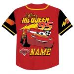 Custom Lightning Mcqueen Racing Jersey - Personalized Kids T-Shirt With Name & Number