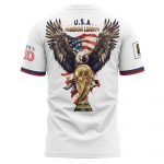 USA x World Cup 2026 Patriotic Eagle America 250 T-shirt Printed - White - Jersey Teams