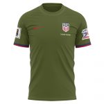 USA x World Cup 2026 Patriotic Eagle America 250 T-shirt Printed - Military Olive - Jersey Teams