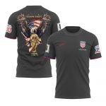 USA x World Cup 2026 Patriotic Eagle America 250 T-shirt Printed - Dark Grey - Jersey Teams