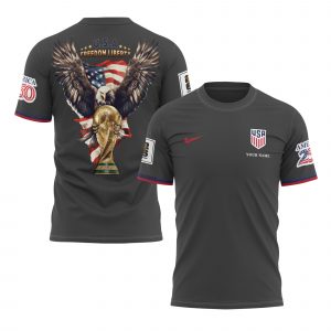 USA x World Cup 2026 Patriotic Eagle America 250 T-shirt Printed - Dark Grey - Jersey Teams