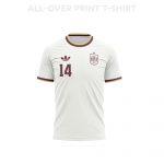 Alejandro Balde 14 Spain 2026 Away 3D T-Shirt Fully Printed – Unisex, White - Jersey Teams