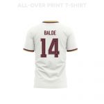 Alejandro Balde 14 Youth Spain 2026 Away 3D T-shirt Fully Printed – White - Jersey Teams