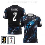 Alan Benítez 2 Paraguay 2026 Away 3D T-Shirt Fully Printed – Unisex, Navy - Jersey Teams