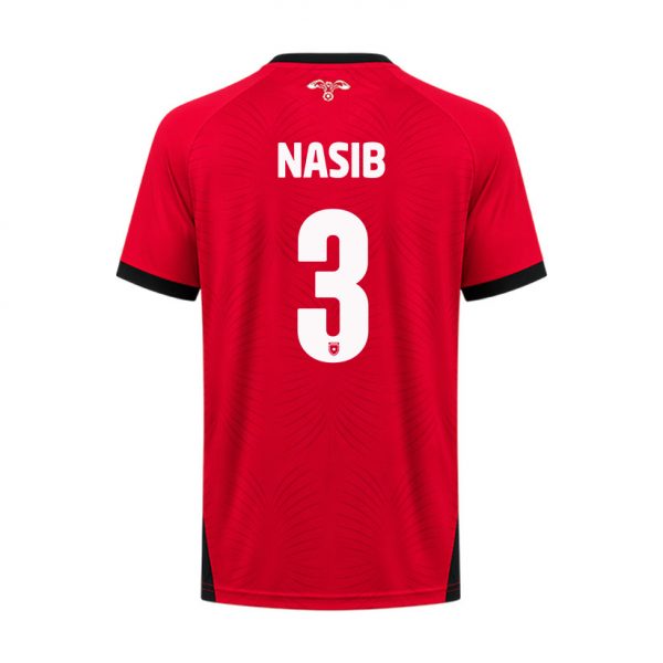 Abdallah Nasib 3 Jordan 2026 Away Jersey - Red, Men - Jersey Teams