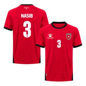 Abdallah Nasib 3 Jordan 2026 Away Jersey - Red, Men - Jersey Teams