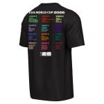 FIFA World Cup 2026 World Cup Bracket T-shirt - Black - Jersey Teams