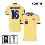Jearl Margaritha 16 Youth Curaçao National Team 2026 Away Jersey - Yellow - Jersey Teams