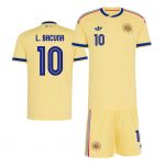 Leandro Bacuna 10 Curacao 2026 Away Men Jersey & Shorts Set – Yellow - Jersey Teams
