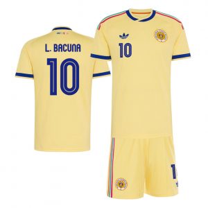 Leandro Bacuna 10 Curacao 2026 Away Men Jersey & Shorts Set – Yellow - Jersey Teams