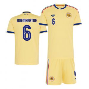 Godfried Roemeratoe 6 Curacao 2026 Away Men Jersey & Shorts Set – Yellow - Jersey Teams