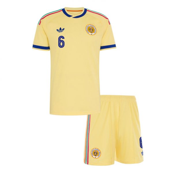 Godfried Roemeratoe 6 Curacao 2026 Away Men Jersey & Shorts Set – Yellow - Jersey Teams