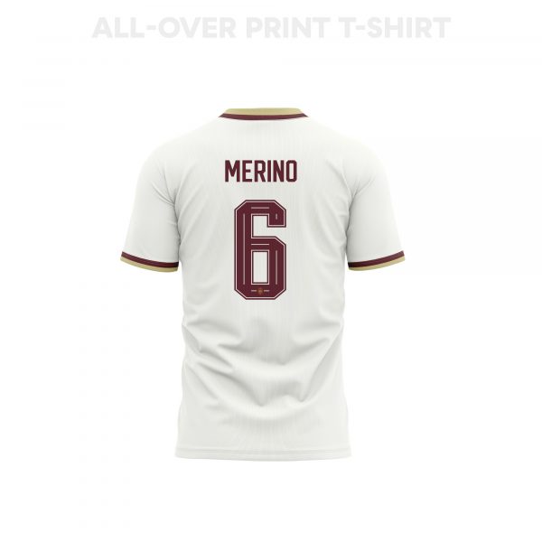Mikel Merino 6 Spain 2026 Away 3D T-Shirt Fully Printed – Unisex, White - Jersey Teams