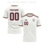 Spain 2026 Away 3D T-Shirt Fully Printed – Personalized – Unisex, White - Jersey Teams