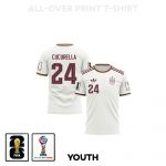 Marc Cucurella 24 Youth Spain 2026 Away 3D T-shirt Fully Printed – White - Jersey Teams