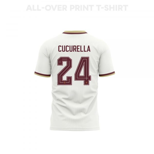 Marc Cucurella 24 Youth Spain 2026 Away 3D T-shirt Fully Printed – White - Jersey Teams