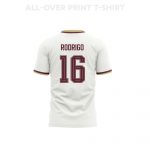 Rodri 16 Youth Spain 2026 Away 3D T-shirt Fully Printed – White - Jersey Teams