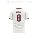 Fabián Ruiz 8 Youth Spain 2026 Away 3D T-shirt Fully Printed – White - Jersey Teams