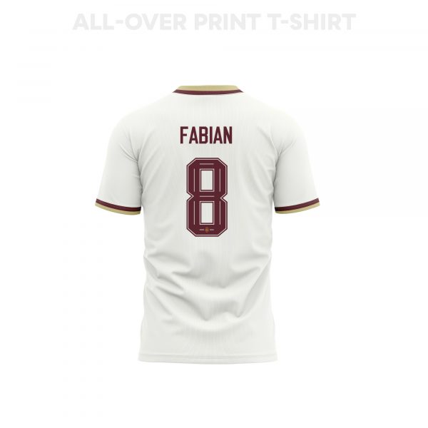 Fabián Ruiz 8 Youth Spain 2026 Away 3D T-shirt Fully Printed – White - Jersey Teams