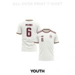 Mikel Merino 6 Youth Spain 2026 Away 3D T-shirt Fully Printed – White - Jersey Teams
