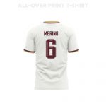 Mikel Merino 6 Youth Spain 2026 Away 3D T-shirt Fully Printed – White - Jersey Teams