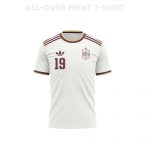 Lamine Yamal 19 Youth Spain 2026 Away 3D T-shirt Fully Printed – White - Jersey Teams
