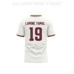 Lamine Yamal 19 Youth Spain 2026 Away 3D T-shirt Fully Printed – White - Jersey Teams