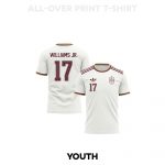 Nico Williams 17 Youth Spain 2026 Away 3D T-shirt Fully Printed – White - Jersey Teams