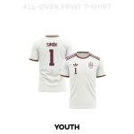 Unai Simón 1 Youth Spain 2026 Away 3D T-shirt Fully Printed – White - Jersey Teams