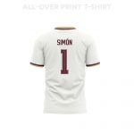 Unai Simón 1 Youth Spain 2026 Away 3D T-shirt Fully Printed – White - Jersey Teams
