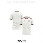 Spain 2026 Youth Away 3D T-shirt Fully Printed – White - Jersey Teams