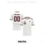 Spain 2026 Youth Away 3D T-shirt Fully Printed – Personalized – White - Jersey Teams