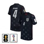 Tyler Adams 4 USMNT Youth 2026 Away Stadium Jersey - Blue - Jersey Teams