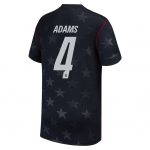 Tyler Adams 4 USMNT Youth 2026 Away Stadium Jersey - Blue - Jersey Teams