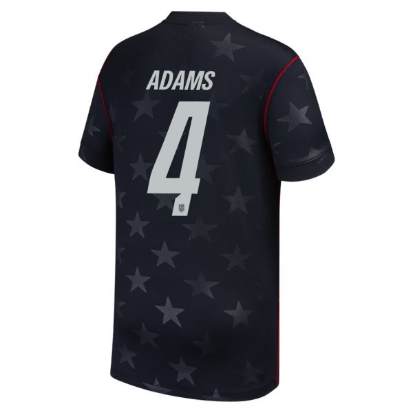Tyler Adams 4 USMNT Youth 2026 Away Stadium Jersey - Blue - Jersey Teams