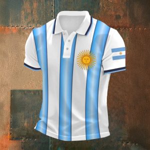 2026 FIFA World Cup Argentina Polo Shirt Game Day Shirt Soccer Lover Present - GowGowStore